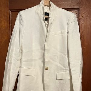 Lined linen blazer